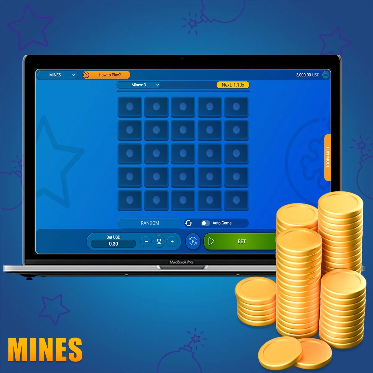 Information on how to withdraw money from Mines