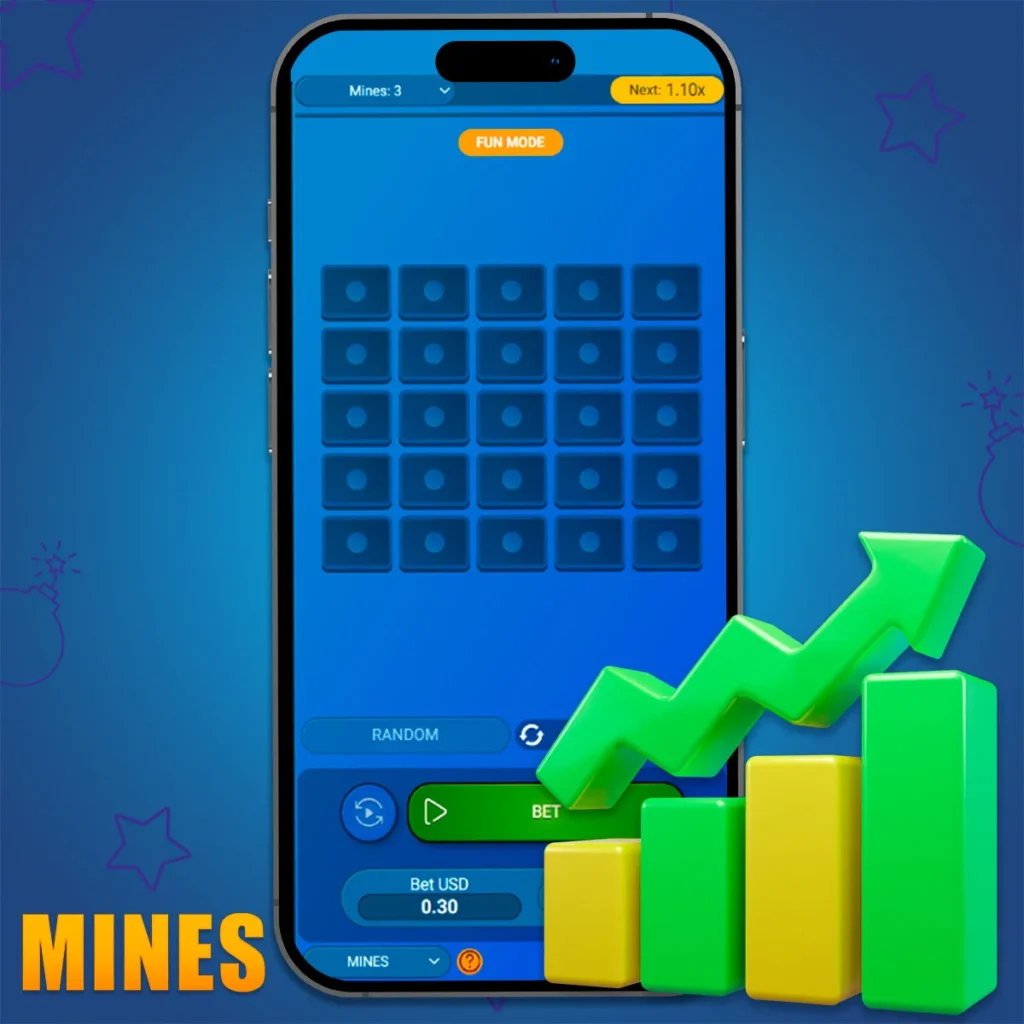 What are some strategies for playing Mines?