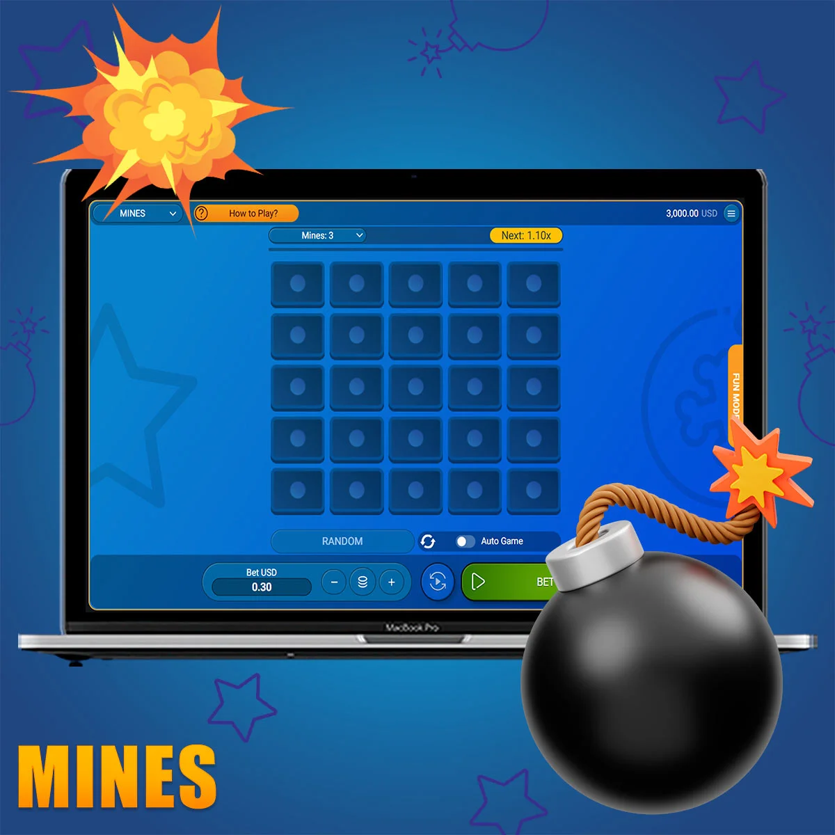 Game information about Mines